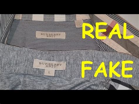 burberry t shirt fake vs real|authentic vintage Burberry.